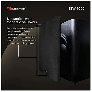 Nakamichi ESW 1000 12 inch Active Subwoofer Home Karaoke